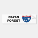 Vergessen Sie nie 35W Autosticker