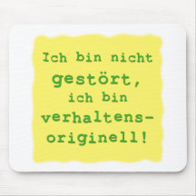 verhaltensoriginell mauspad