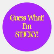 Vermutung was! I'mSTICKY! Stickers