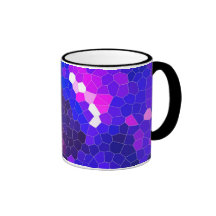 Verre souillé de bleu électrique mugs