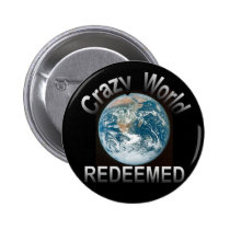Verrücktes Welt-Zurückgekauft buttons