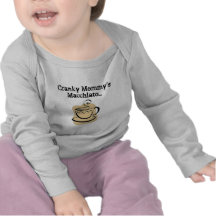 Verschrobes der Macchiato der Mama Baby-T-Shirt