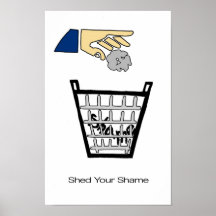 Verschütten Sie Ihre Schande Poster