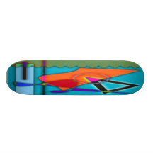 Verstand an der Spiel-Plattform Bedrucktes Skateboard