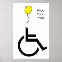 Verstecken Sie Ihren Stolz Poster