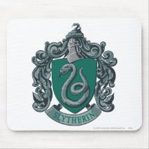 Vert de crête de Slytherin Tapis De Souris