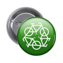 Vert de ReBicycle Pin's Avec Agrafe