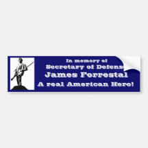 Verteidigungsminister James Forrestal Autosticker