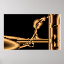 Verursachende Kette Posterdruck
