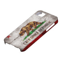 Verwitterte Kalifornien-Flagge Schutzhülle Fürs iPhone 5