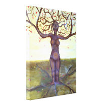 "Verwurzelte" Baum-Göttin-Kunst