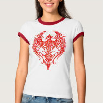 Verziertes rotes Stammes- Phoenix