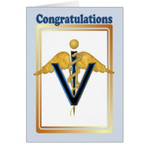 VeterinärCaduceus - Congradulations Grußkarten