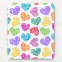 Vibrierendes Herzen mousepad