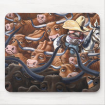 Vieh-Antrieb Mousepads