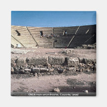Vieil amphithéâtre romain, Caesaria, Israël Magnets Pour Réfrigérateur