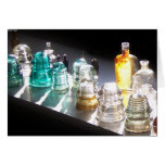 Vieille collection de bouteille cartes de vœux