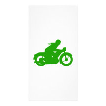 Vieille moto vintage photocartes