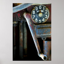 Vieille pompe à gaz posters