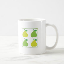 Vier Birnen Tasse
