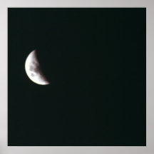 Viertelmond Posterdrucke