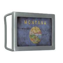 Vieux drapeau du Montana ; Boucle De Ceinture
