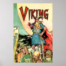 Viking-SchiffThornorseman-Kriegers-Skandinavier Poster