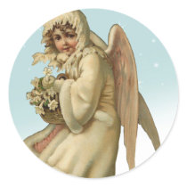 Viktorianisches Weihnachtsengels-Mädchen