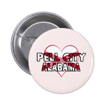 Ville de Pell, Alabama Badge Avec Épingle