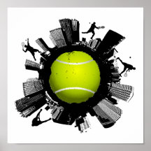 Ville de tennis posters