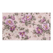 Vintage Blumen Visitenkarten Vorlage