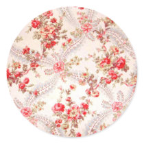 Vintage Blumenaufkleber-Schablone