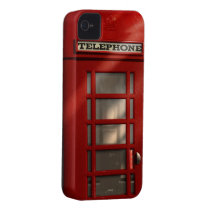 Vintage britische rote Telefonzelle