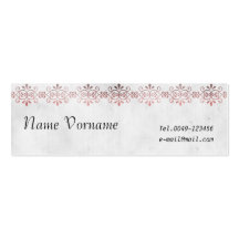 vintage cartes de visite professionnelles