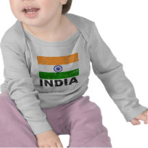 Vintage Flagge Indiens Tshirt