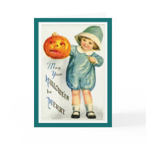Vintage Halloween-Karte