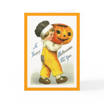Vintage Halloween-Karte