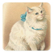 Vintage Katzenaufkleber