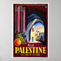 Vintage Reise-Plakate - Palästina, Jerusalem