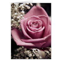 Vintage Rosenkarte