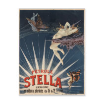 Vintage Stella-Benzinanzeige