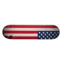 Vintage USA-Flagge Bedruckte Skateboarddecks