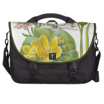 Vintage Wildblumen-Laptop-Pendler-Tasche