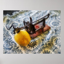 Vintager Apple Peeler Plakat