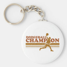 Vintager Dodgeball Meister Schlüsselanhänger