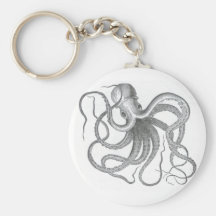 Vintager Entwurf Seesteampunk Krake Schlüsselband