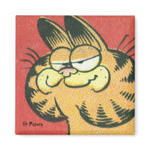 Vintager Garfield-Magnet