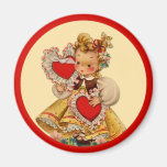 Vintager Herz-Schatz Kühlschrankmagnet