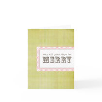 Vintager inspirierter Feiertags-Gruß