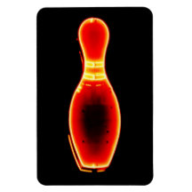 Vintager NeonBowlingPin Magnet